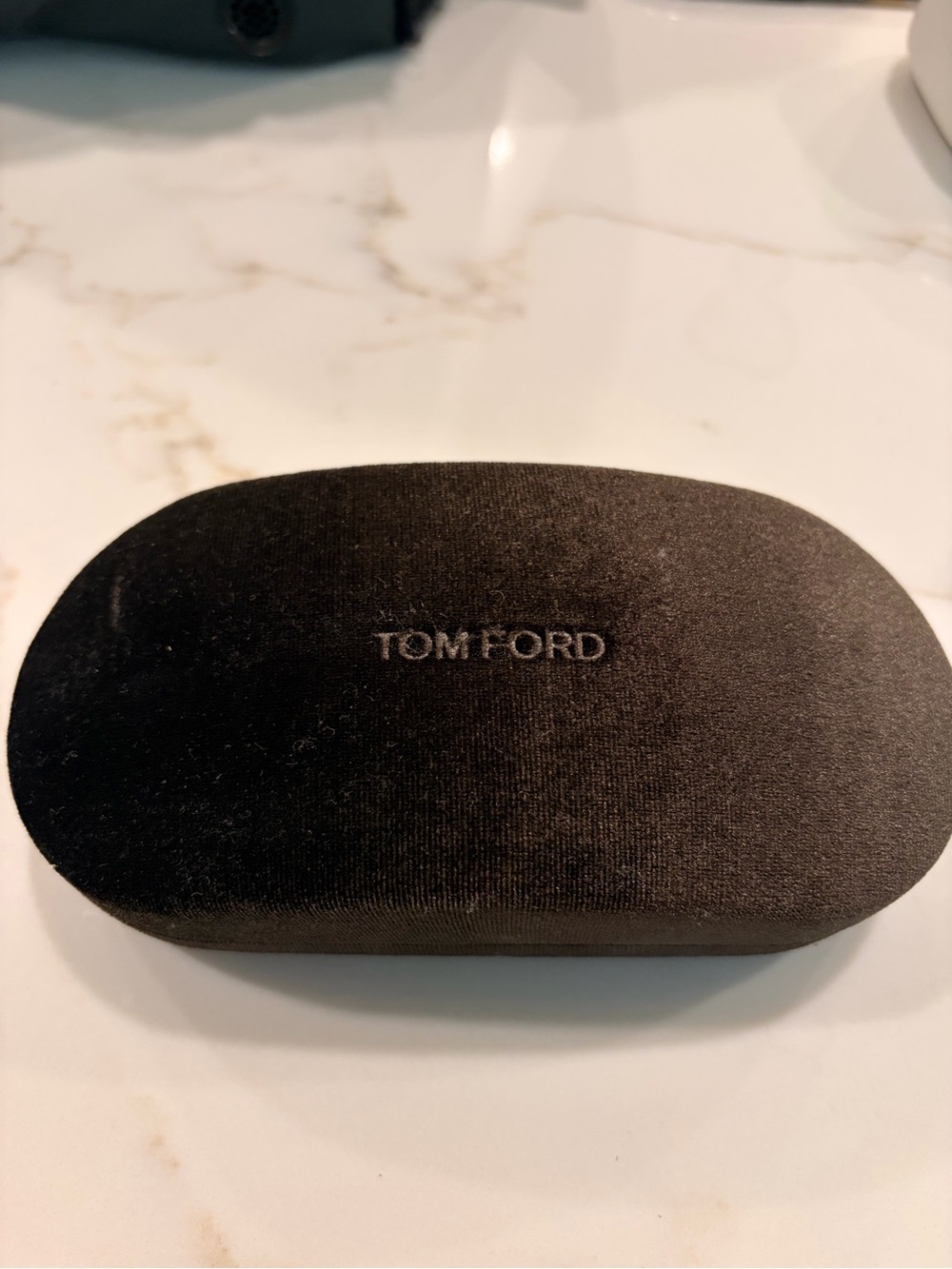 Tom Ford Velvet Sunglass Case - Dark Brown
